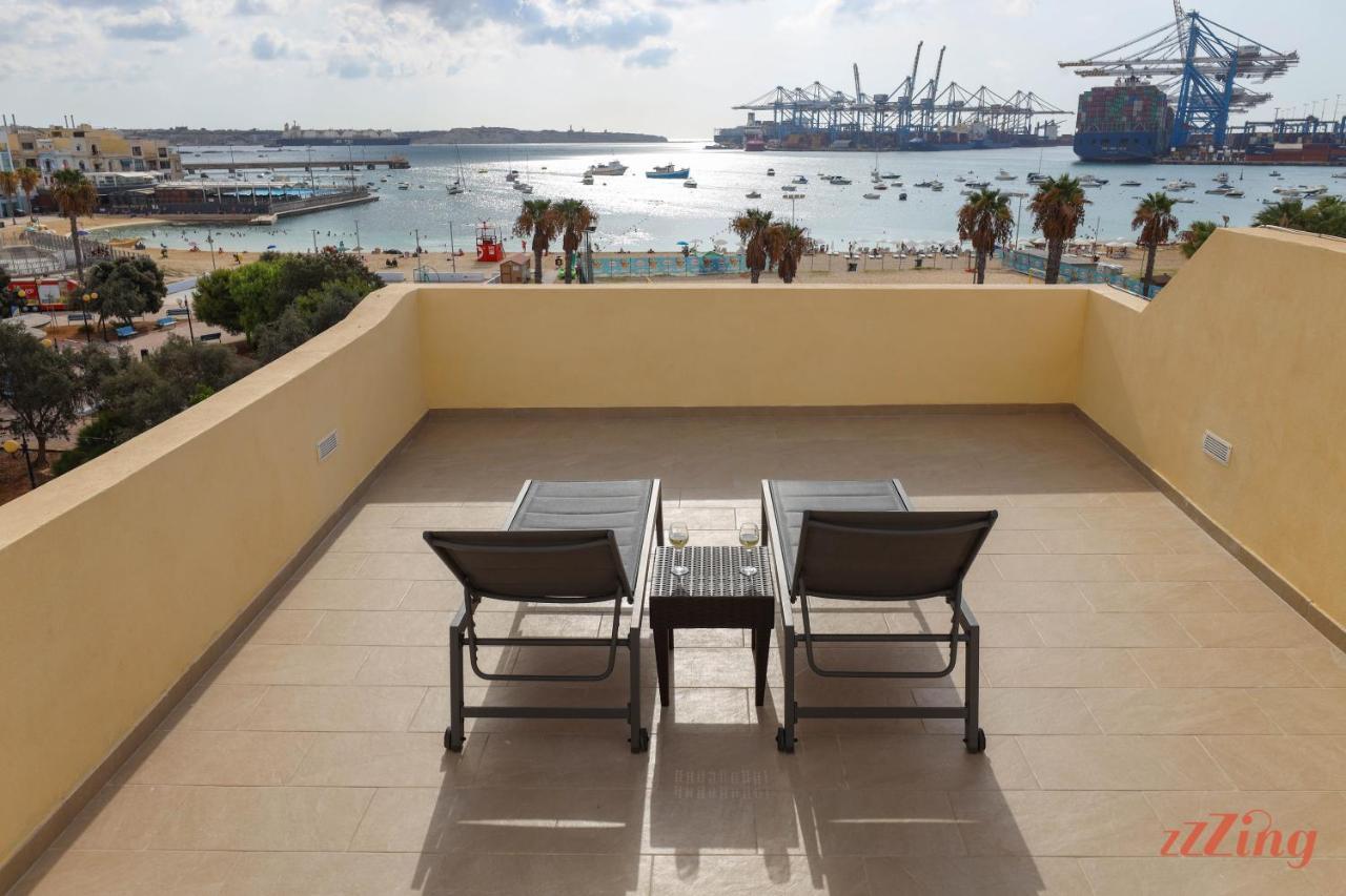 Luxurious Duplex Seafront Apt W Amazing Sea Views Birzebbuga Exterior foto